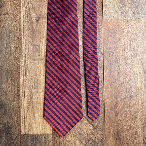 Vintage Brooks Brothers 100% Silk Tie Men's Handmade Business Size 58" Blue 6652 - Picture 1 of 6